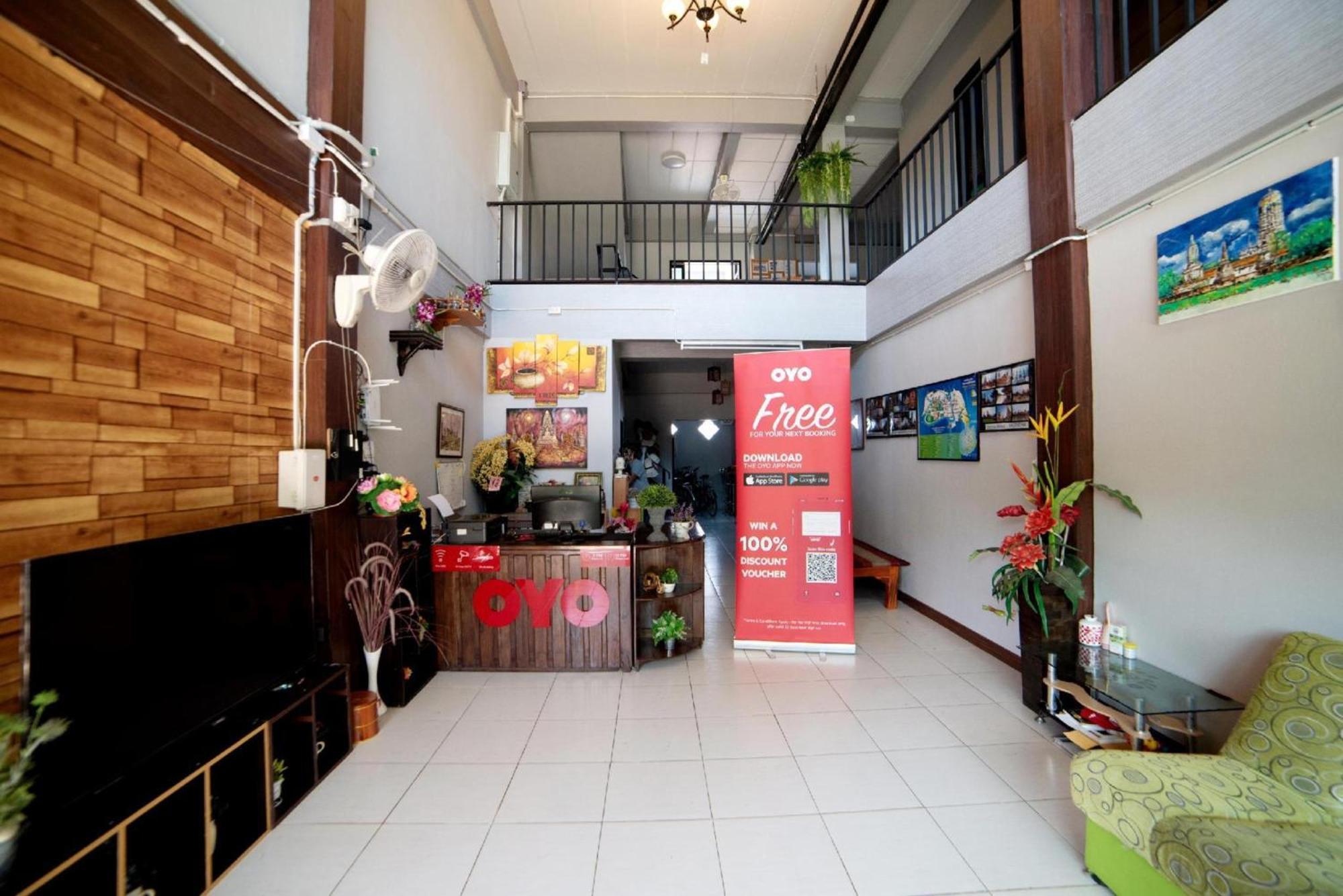 Oyo 465 Krung Kao Traveller Lodge Phra Nakhon Si Ayutthaya Dış mekan fotoğraf